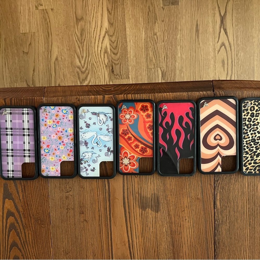 Wildflowers Purple and Blue Phone Cases Artistic Designs